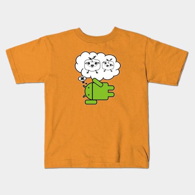 Do Androids Dream Electric Sheep? Kids T-Shirt by denniswilliamgaylor